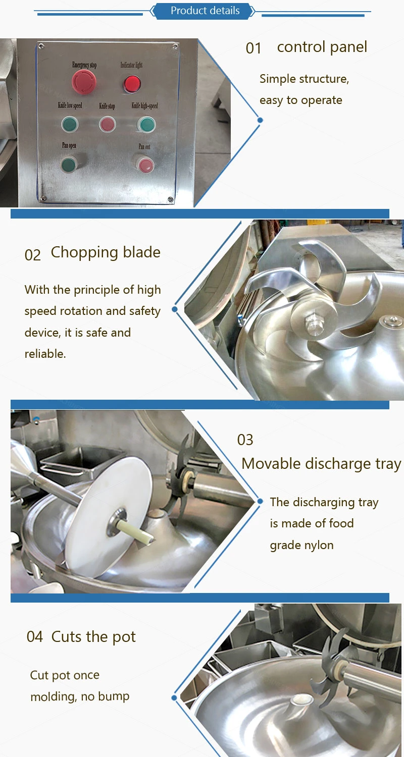 Wholesale Price Small Meat Cutting Machine Price / 5L Meat Bowl Cutter Machine