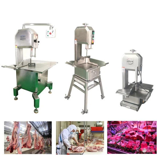 Qh300A Lavorazione di carne congelata all'ingrosso Taglio di ossa Taglierina Sega Trituratore Frantoio Smerigliatrice Manzo Pesce Pollo Pollame Sega Macchina 1.5kw Fabbrica